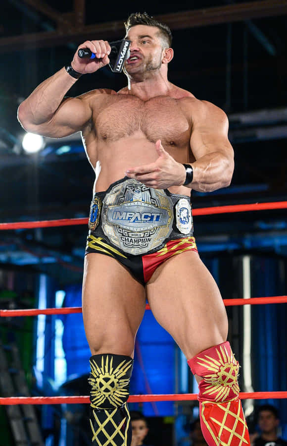 Brian Cage Impact Champion Wallpaper