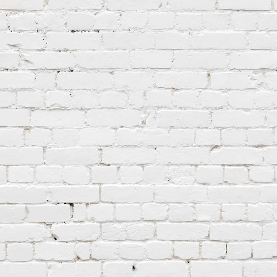 Brick Wall In White Ipad Wallpaper