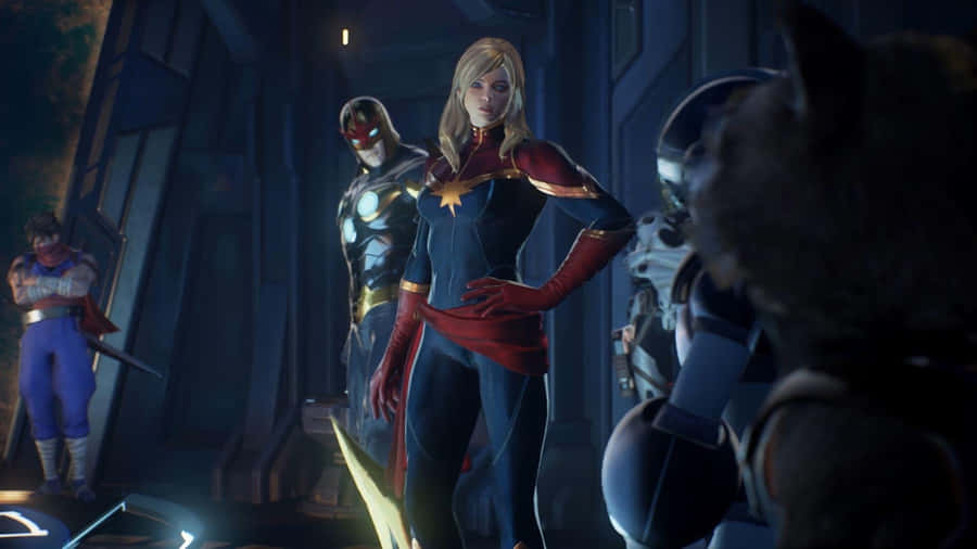 Brie Larson Stars As Captain Marvel In The Epic Marvel Studios Movie. Wallpaper