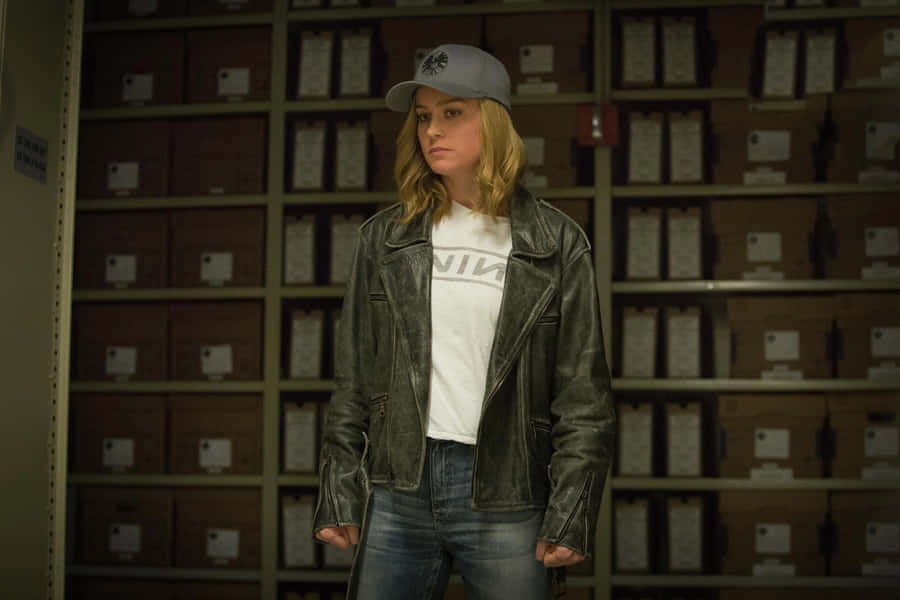 Brie Larson Stars As Captain Marvel In The Highly Anticipated 2019 Marvel Movie Wallpaper