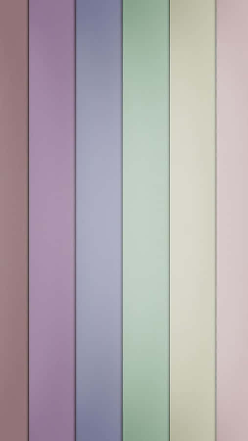 Bright And Colorful Pastel Stripes Wallpaper
