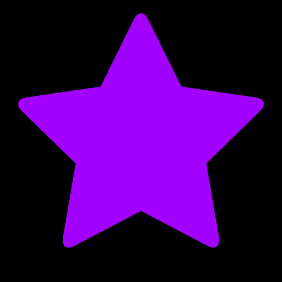 Bright And Shining Purple Star Twinkling In The Night Sky Wallpaper