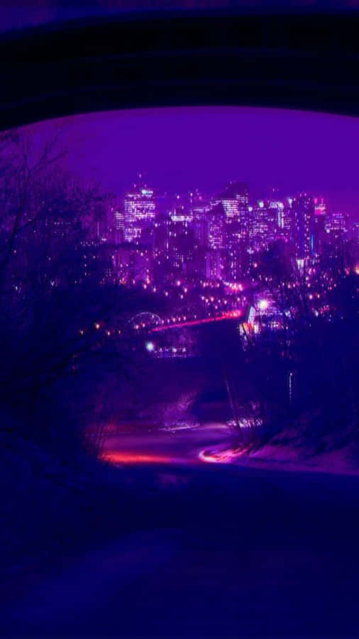 Bright, Beautiful And Bold - Blue And Pink Neon Aesthetic. Wallpaper