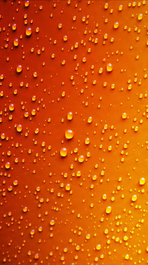 _ Bright & Bold Orange Iphone To Stand Out From The Crowd._ Wallpaper