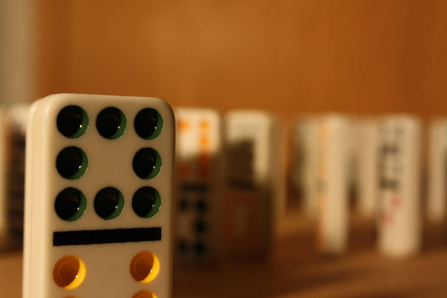 Bright Dominos Wallpaper