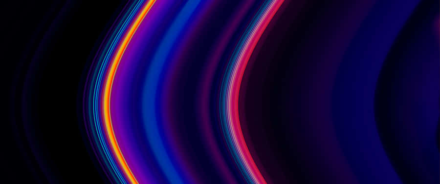 Bright Neon Theme Sprays Out Of The Darkness Wallpaper