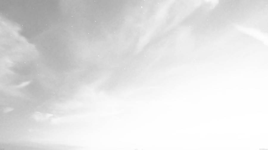 Bright White Grey Clouds Sky Wallpaper