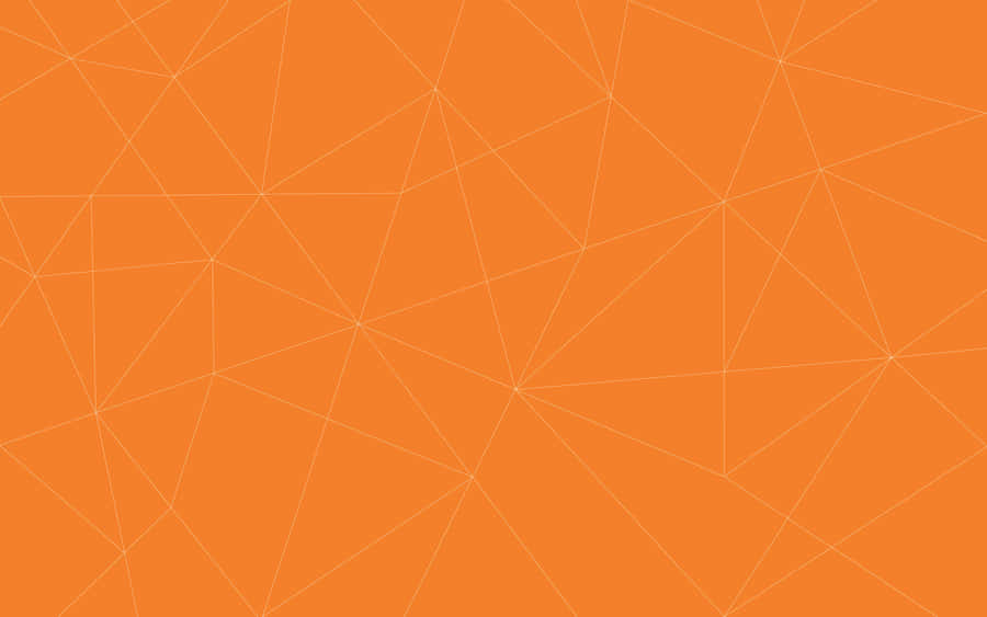 Brighten Up Your Workspace With A Vibrant Orange Desktop. Wallpaper