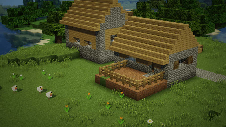 Brighten Your Minecraft Experience With Shaders Wallpaper