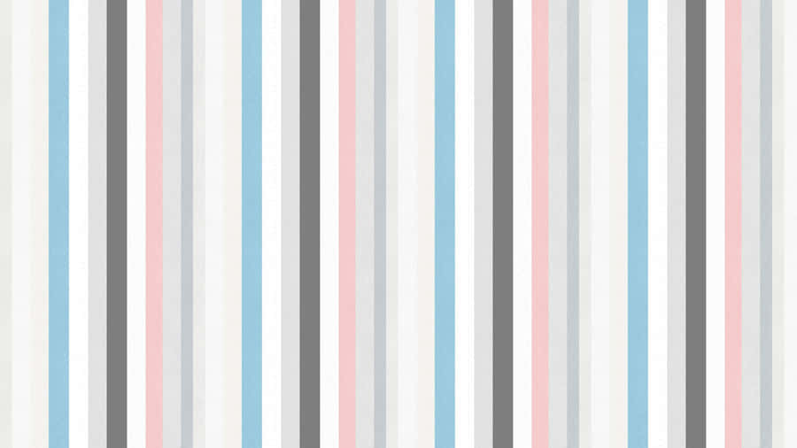 Brightly Colored Pastel Striped Design Wallpaper