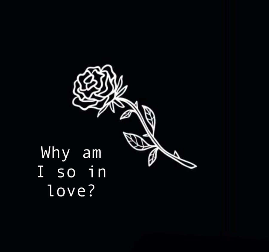 Broken Heart Aesthetics Rose Wallpaper