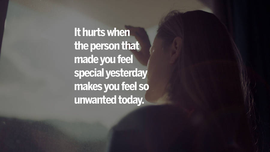 Broken Pain Quote Wallpaper