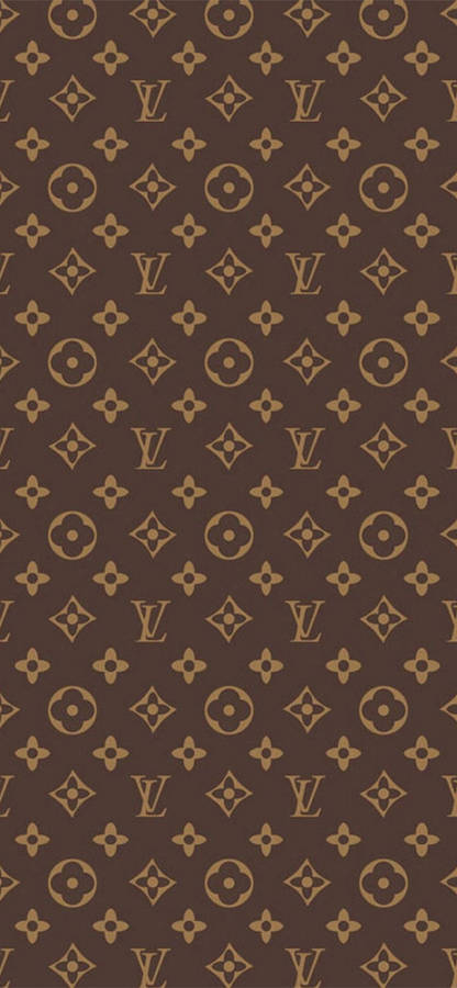 Brown Aesthetic Louis Vuitton Phone Wallpaper