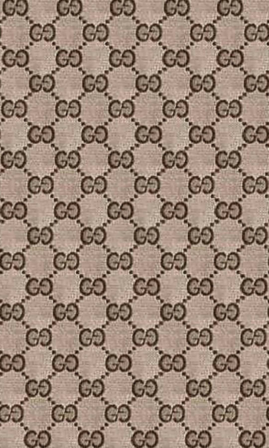 Brown Scarf Gucci Pattern Wallpaper