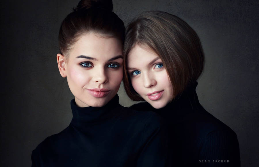 Brunette Sister Studio Wallpaper