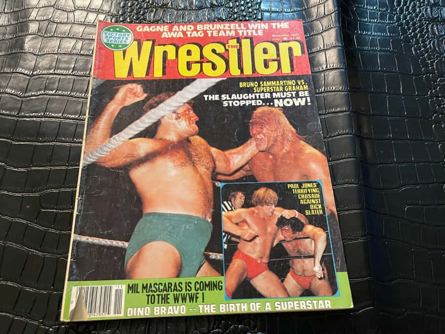Bruno Sammartino Vintage Wrestling Magazine Cover Wallpaper