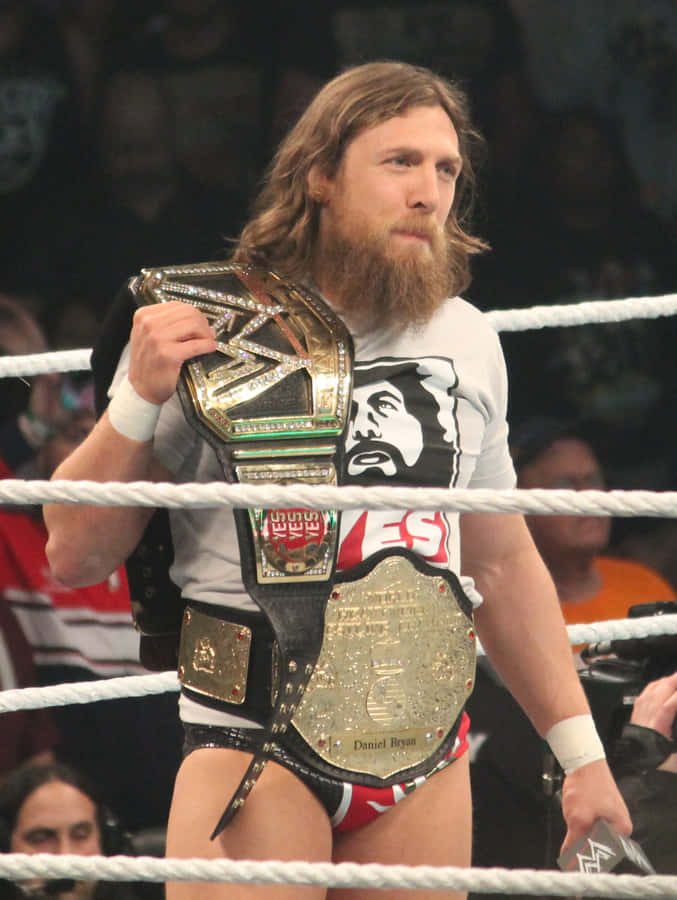 Bryan Danielson, The World Heavyweight Champion, Wwe Star Wallpaper