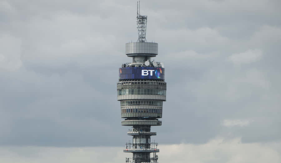 Bt Tower In Cloudy Sky Wallpaper