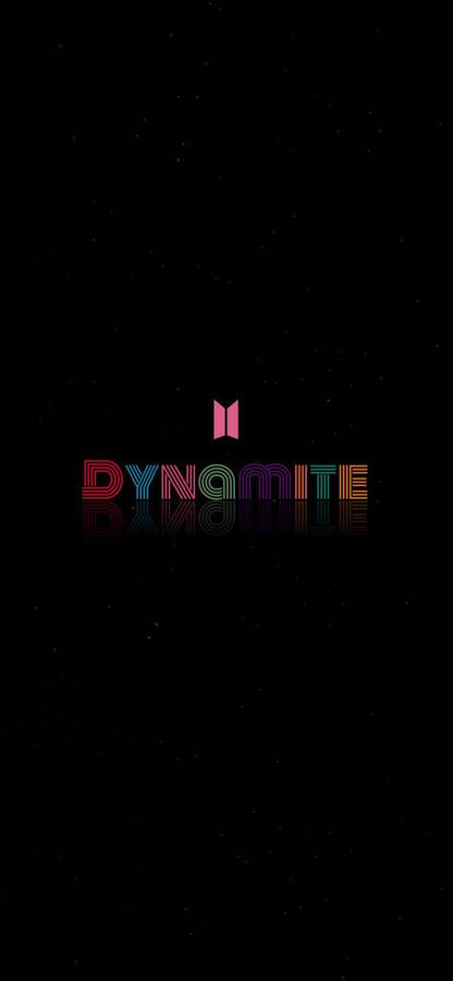 Bts 2021 Dynamite Logo Wallpaper
