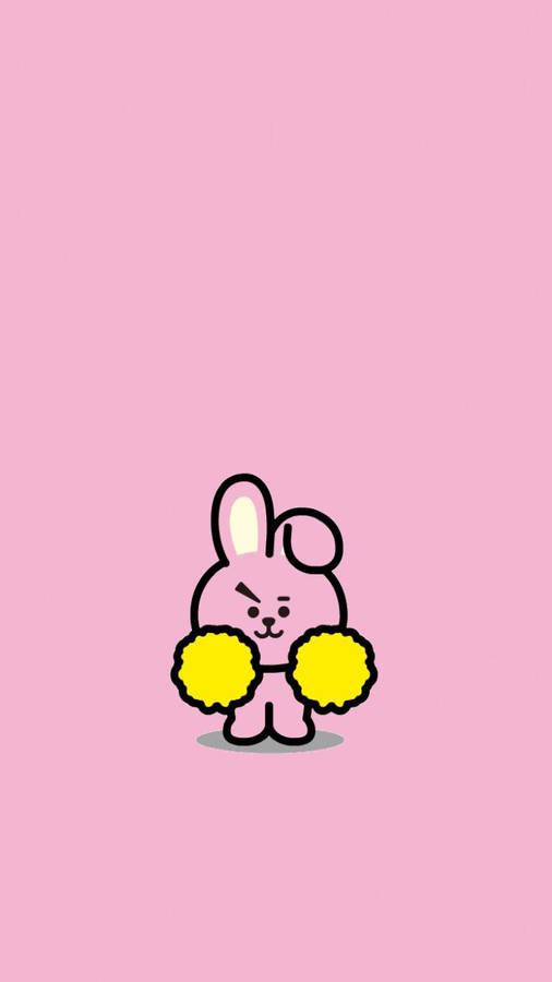 Bts Bt21 Cooky Screen Art Wallpaper