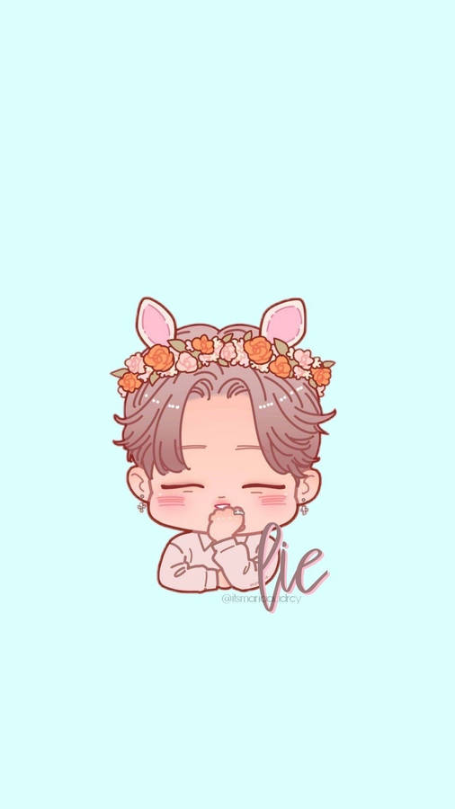Bts Cartoon Cat Ears Wallpaper