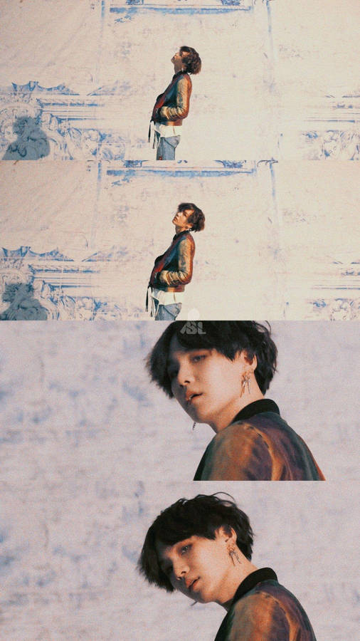 Bts Fake Love Suga Frames Wallpaper