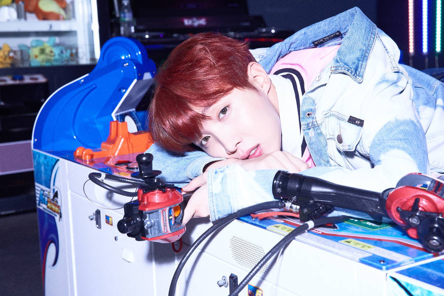 Bts J-hope In Arcade Wallpaper