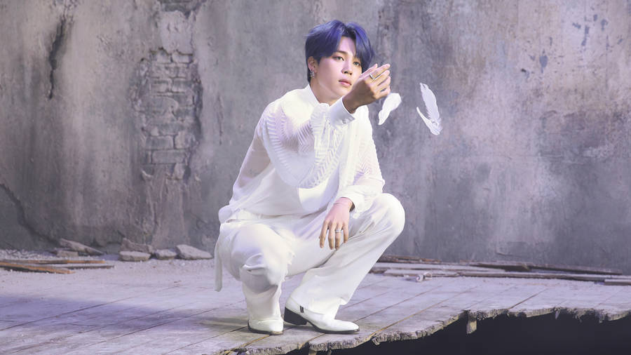 Bts Jimin White Swan Wallpaper