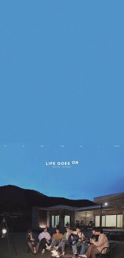 Bts Life Goes On Bonfire Wallpaper