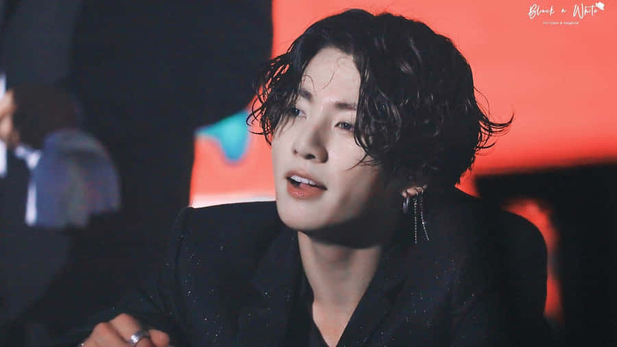 Bts’s Jungkook Looking Beautiful With Long Hair Wallpaper