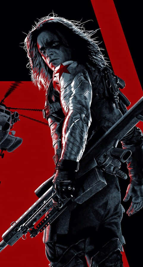 Bucky Barnes With His Marvel-ous Iphone Wallpaper