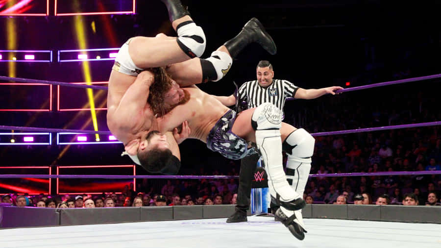Buddy Murphy Vs. Ariya Daivari Wwe 205 Live Wallpaper