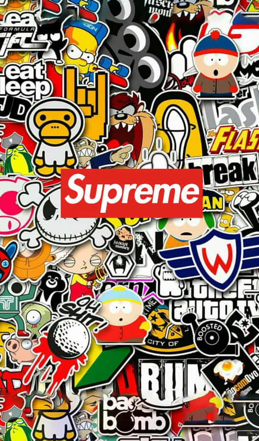 Bugs Bunny With Supreme Style. Wallpaper