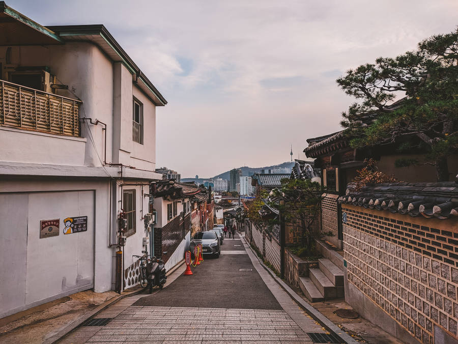 Bukchon Hanok Village Seoul Wallpaper