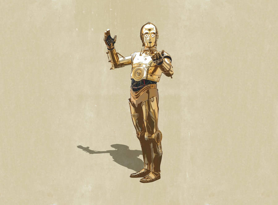 C3po 3840 X 2160 Star Wars Simple Wallpaper