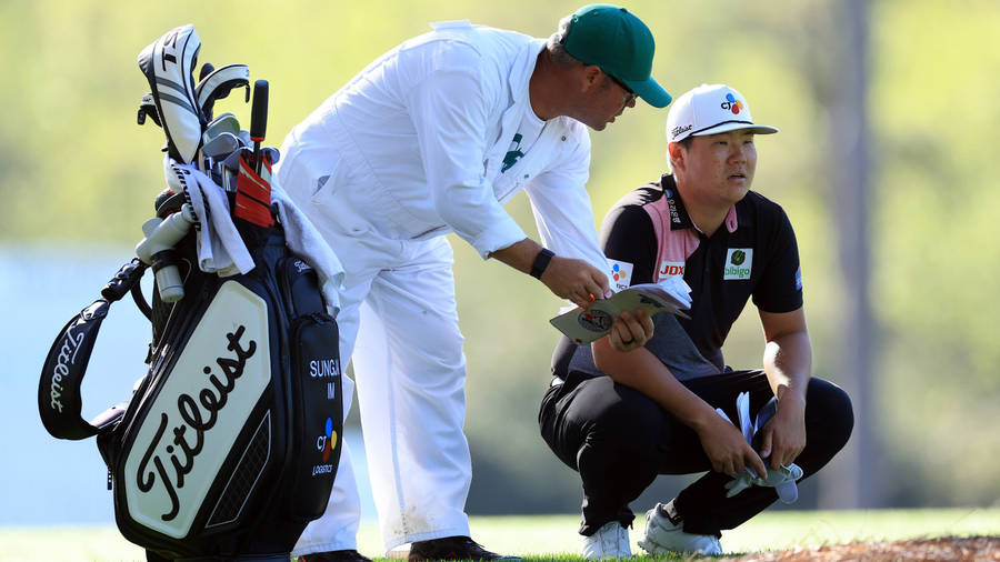 Caddie And Sungjae Im Wallpaper