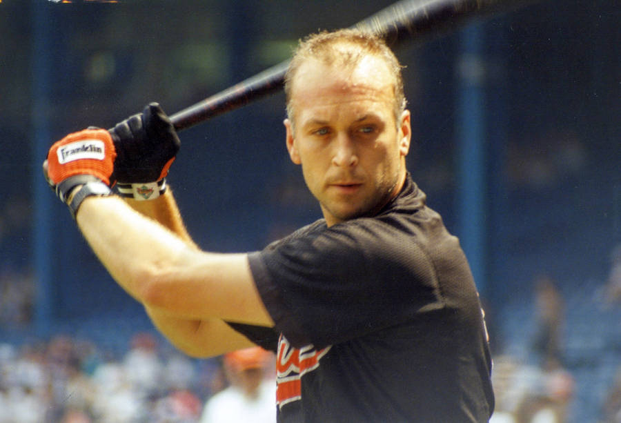 Cal Ripken Jr Black Baseball Bat Wallpaper