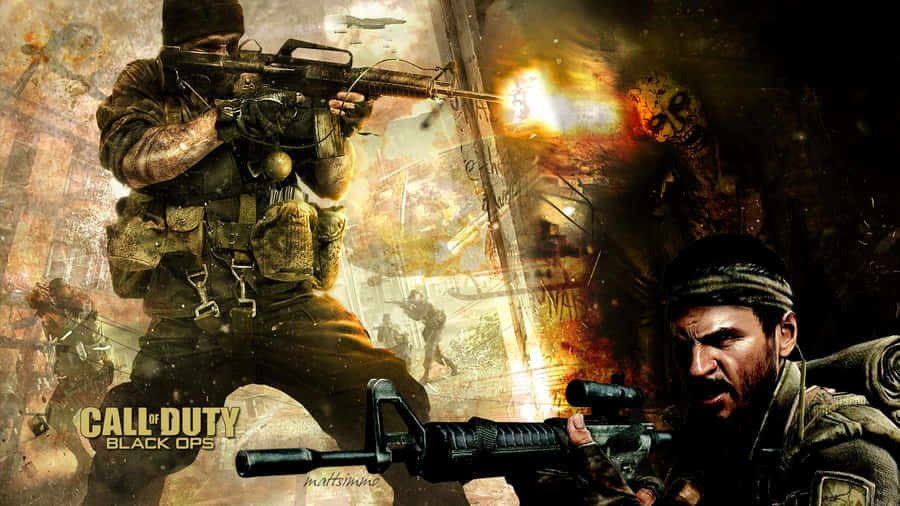 Call Of Duty Black Ops 1 Soldiers Wallpaper