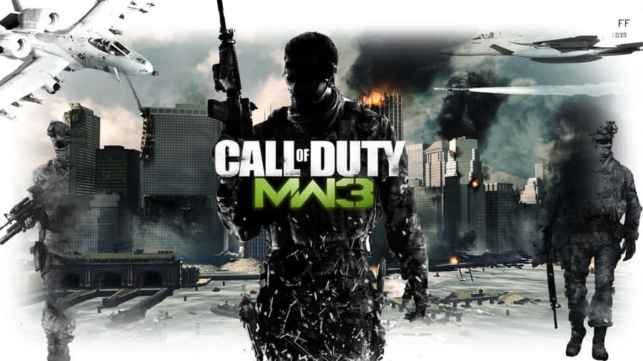Call Of Duty Modern Warfare 3 Digital Collage Wallpaper