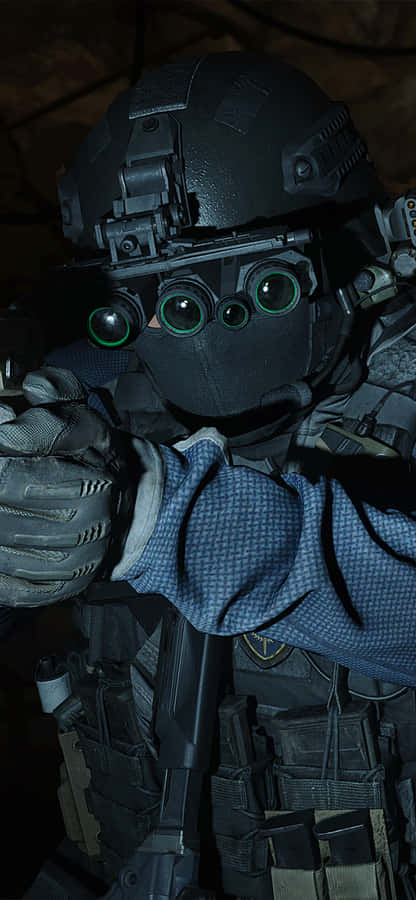 Call Of Duty Modern Warfare Dark Cave Iphone Wallpaper