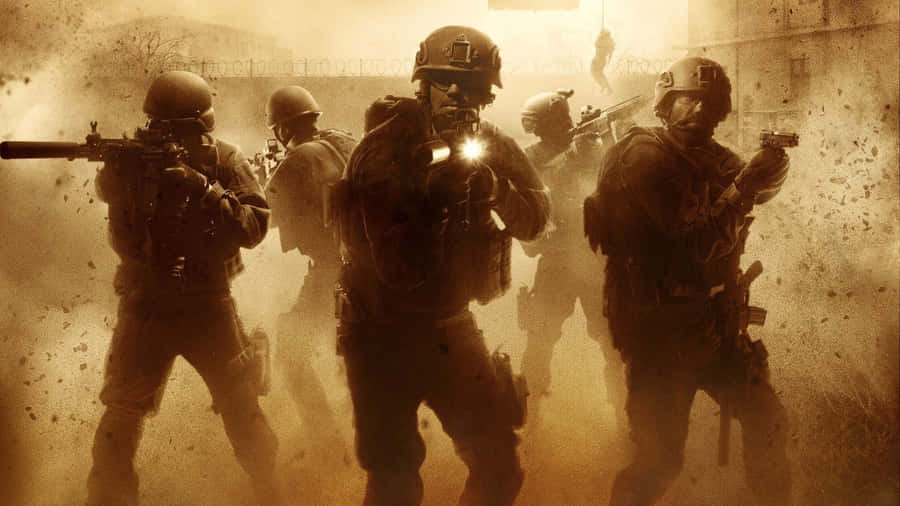 Call Of Duty: Modern Warfare - Enter A Digital War Zone Wallpaper