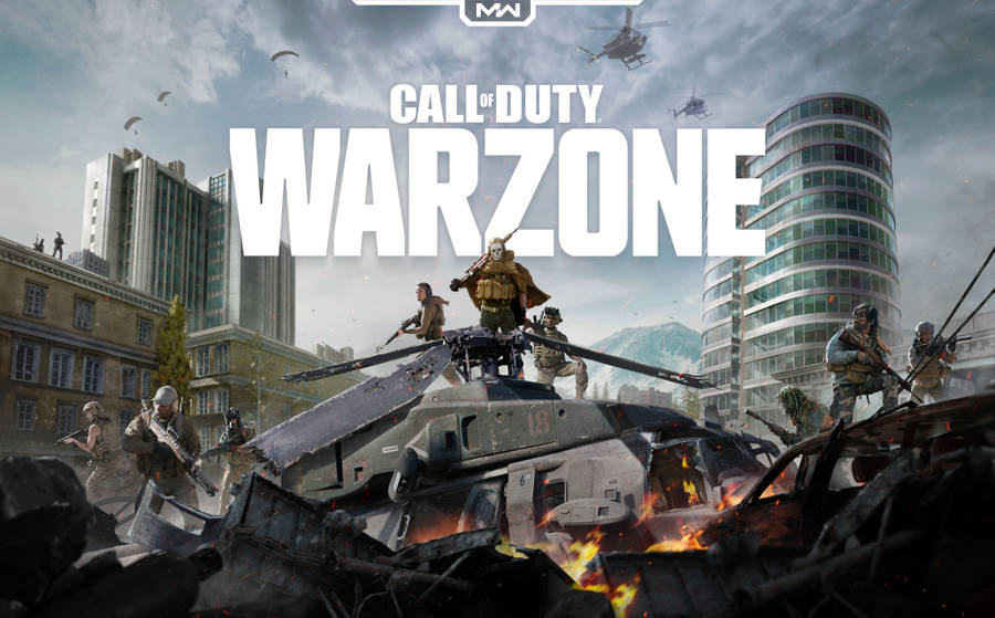 Call Of Duty Warzone 4k Crashed Helicopter Wallpaper