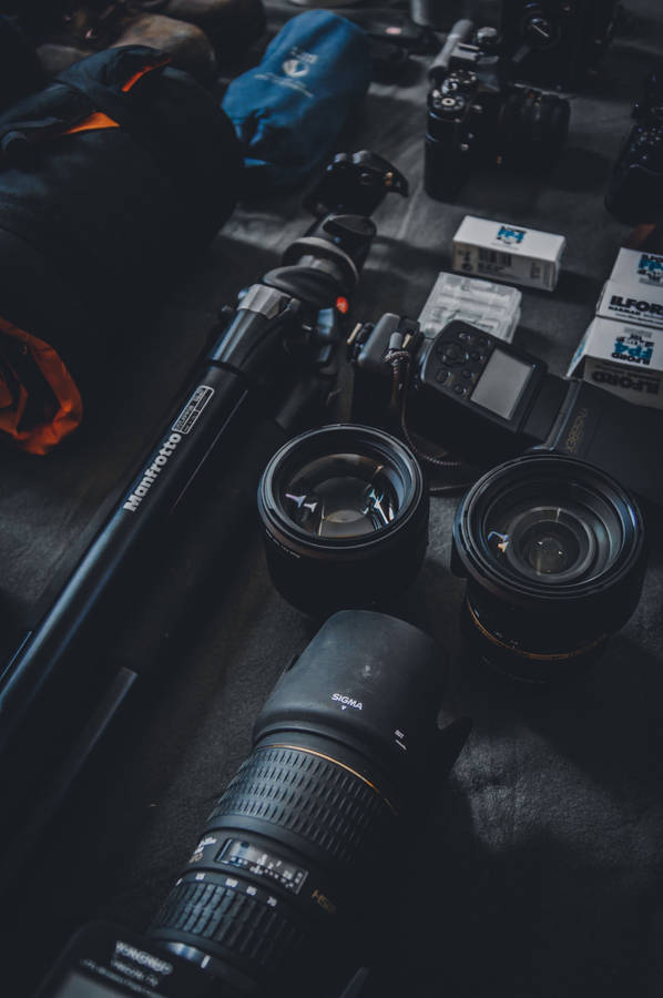 Camera Equipment Aesthetic Hd Photography Wallpaper