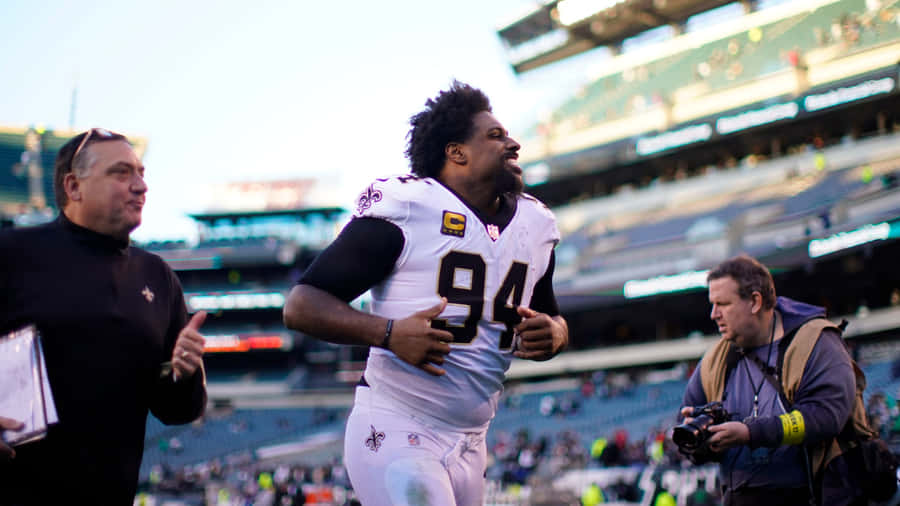 Cameron Jordan In Stadium Wallpaper
