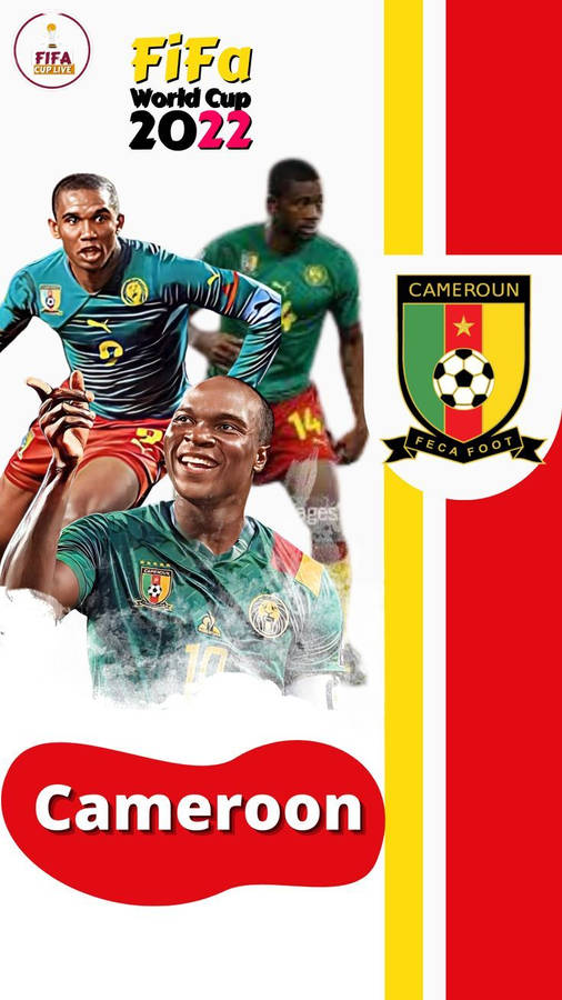 Cameroon National Football Team Stunning Poster Wallpaper