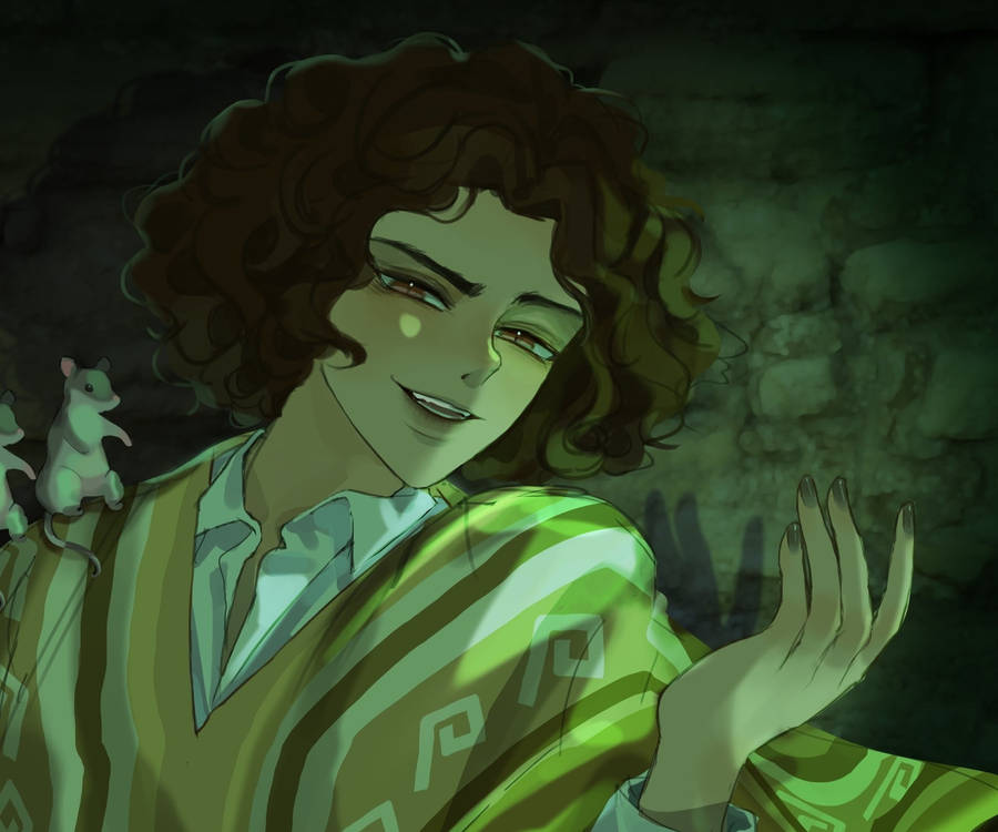 Camilo Madrigal Green-lighted Dungeon Wallpaper