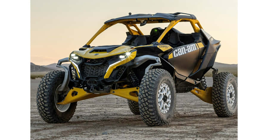 Can Am Off Road Vehicle Desert Wallpaper