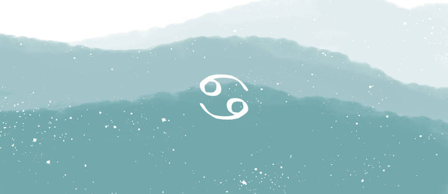 Cancer Aesthetic Green Simple Art Wallpaper