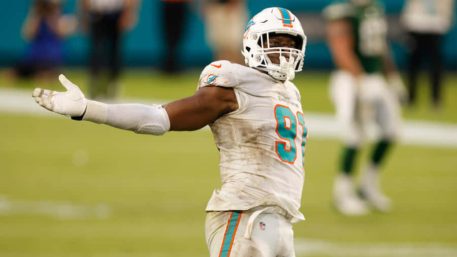 Candid Emmanuel Ogbah American Football Wallpaper