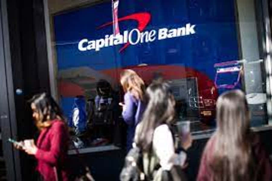 Capital One Corporate Headquarters At Dusk Wallpaper
